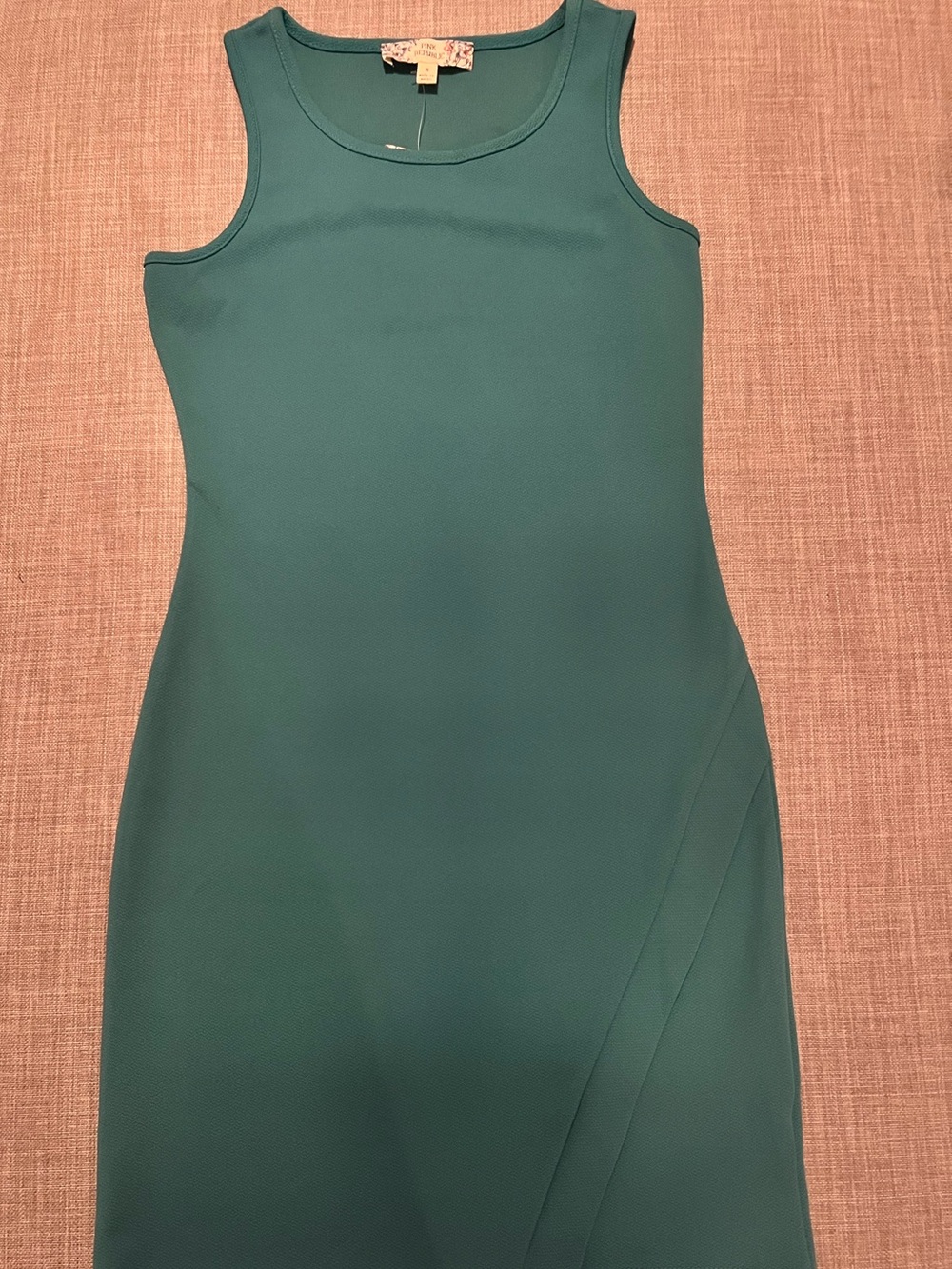 Pink Republic Teal Midi Sheath Dress